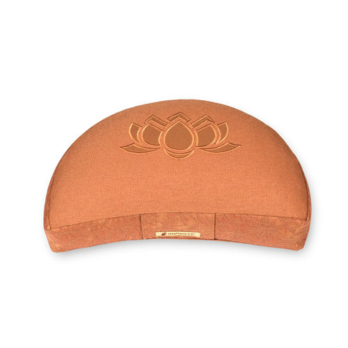 Crescent cushion SADHANA – copper – Lotus